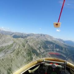 Flugwegposition um 13:51:32: Aufgenommen in der Nähe von Arrondissement de Digne-les-Bains, Frankreich in 2483 Meter